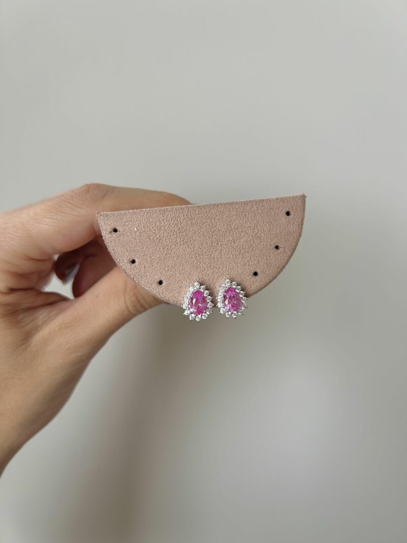 Brinco Gota Pink - Imagem 4
