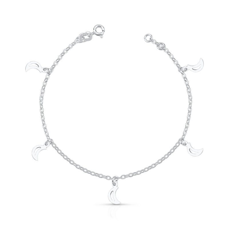 Pulseira 5 estrelas penduradas