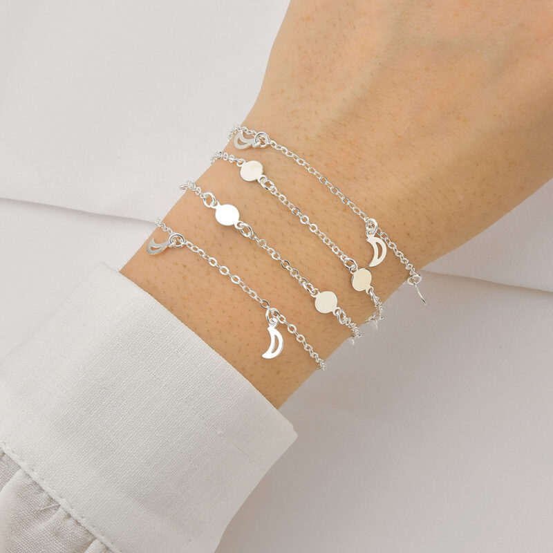 Pulseira 5 estrelas penduradas - Imagem 3