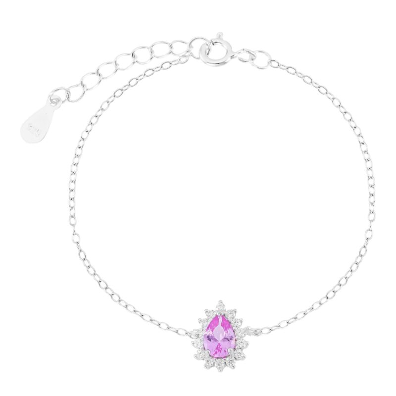 Pulseira gota Pink