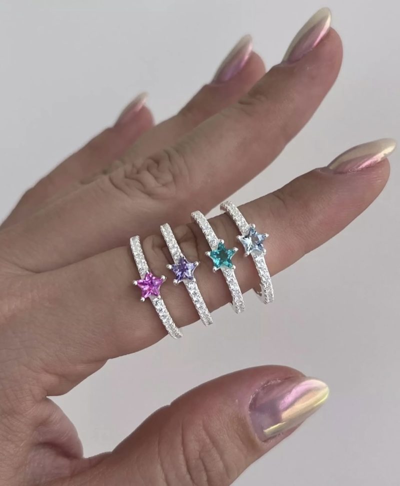 Anel Estrela Aquamarine - Imagem 2