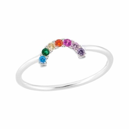 Anel mini arco íris