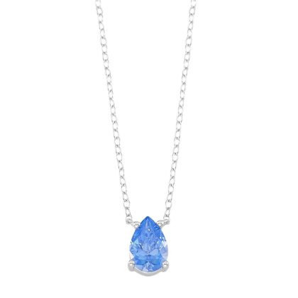 Colar Gota Azul