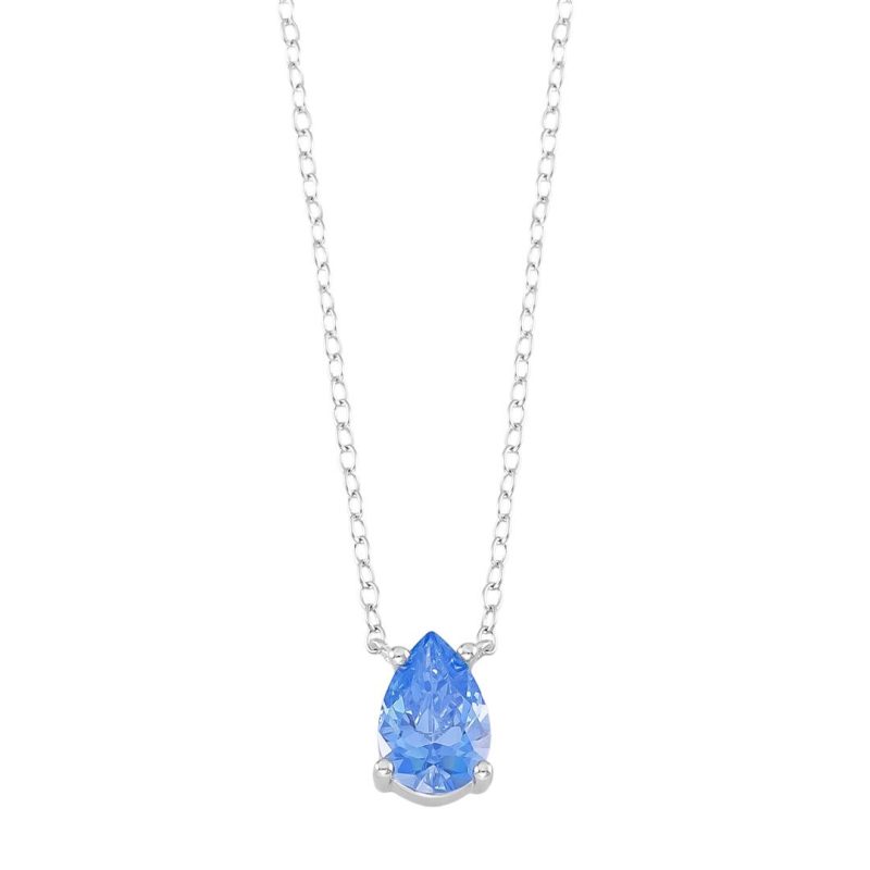 Colar Gota Azul