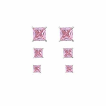 Trio Quadrado Pink