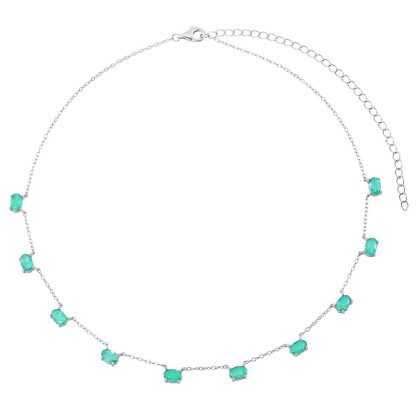 Choker Esmeralda Colombiana